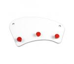 Wandgarderobe mit 3 Haken, zum selbst Gestalten