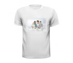 T-Shirt-Unisex für Erwachsene, weiss